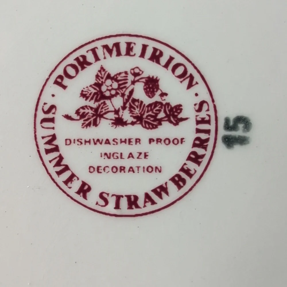 Vintage Portmeirion Summer Strawberries Ramekins Discontinued - 4
